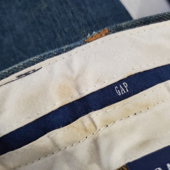 Gap Classic Pleated 100% Cotton Jean Pants  Size 6 - Picture 8 of 12